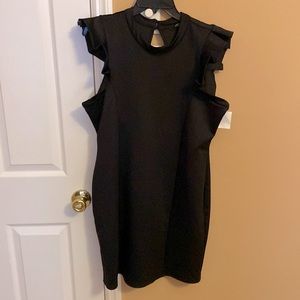 Black cocktail dress